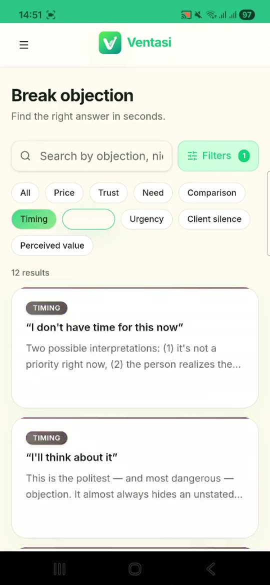 Ventasi sales app